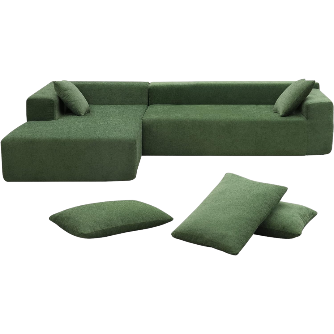 EAZY Three-Seater L-Shape Sofa-in-a-Box