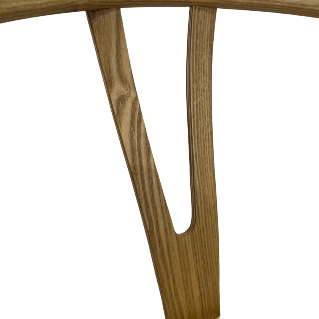 WILLA Wishbone White Ash Timber Y Chair